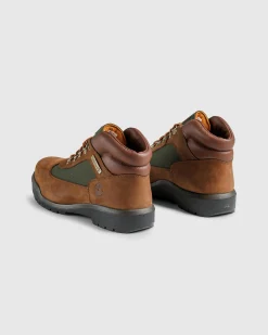 Timberland Field Boot Mid Lace Up Waterproof Boot Chocolate- Boots