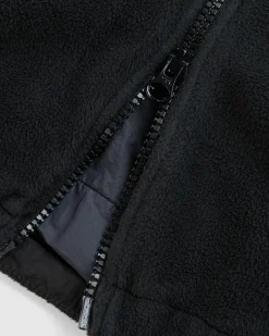 Stone Island Fleece Jacket Lead Grey- Outerwear