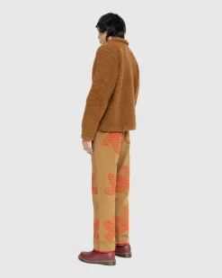 Bode Fleece Tie-Up Pullover- Outerwear