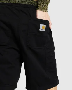 Carhartt WIP Flint Short Black/Garment Dyed- Shorts