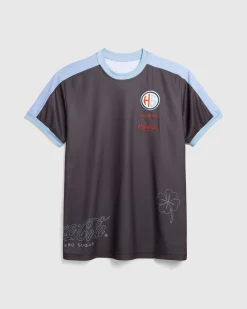 Highsnobiety Football Tee /Blue- Tops
