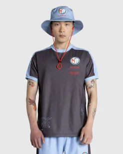 Highsnobiety Football Tee /Blue- Tops