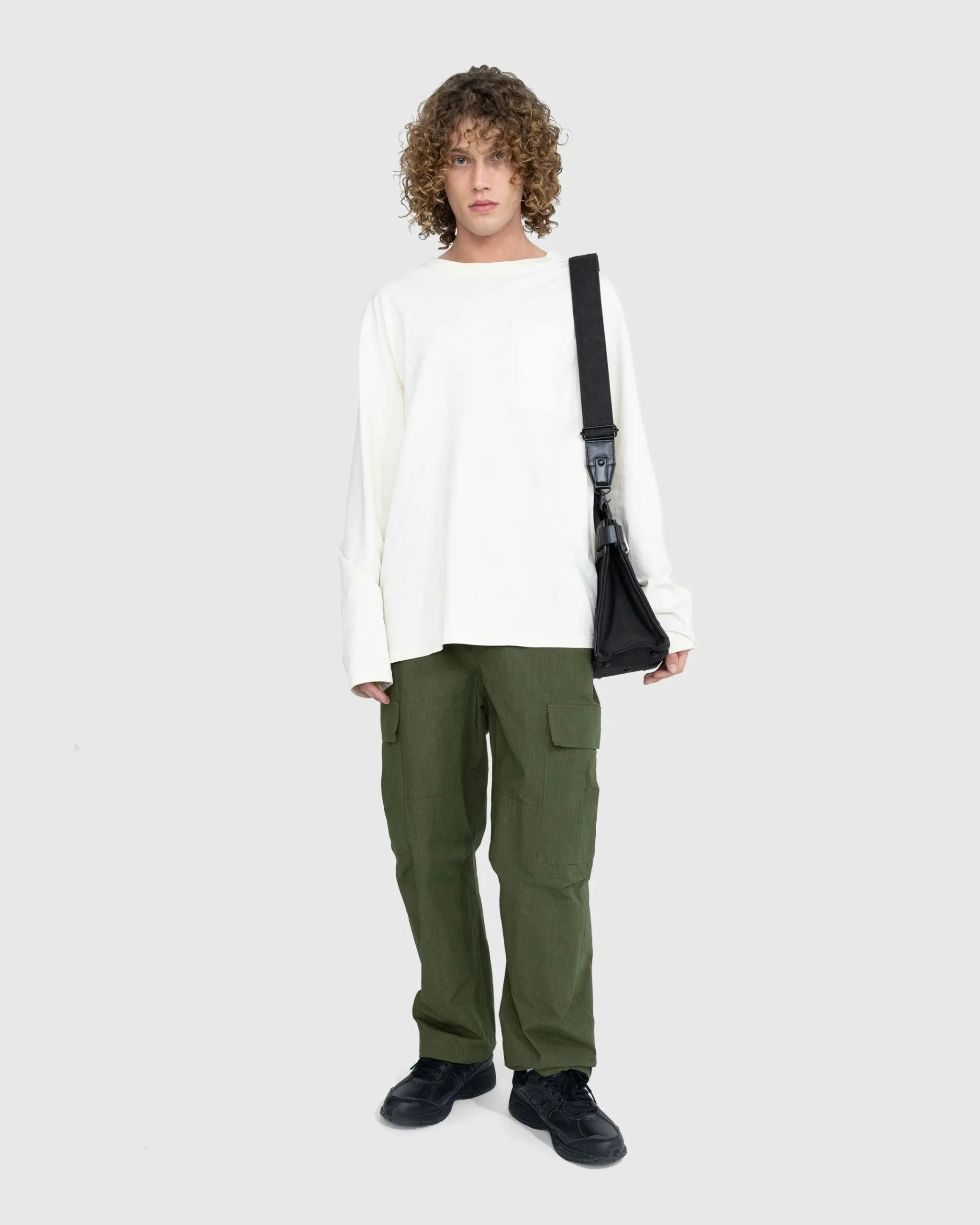 Porter-Yoshida & Co. Fork 2-Way Tote Bag Black- Bags