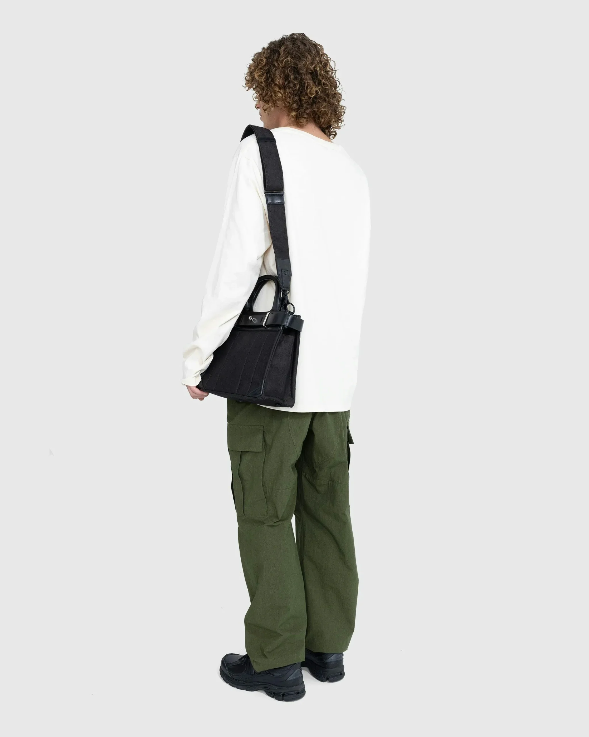 Porter-Yoshida & Co. Fork 2-Way Tote Bag Black- Bags