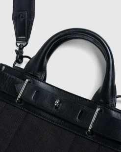 Porter-Yoshida & Co. Fork 2-Way Tote Bag Black- Bags