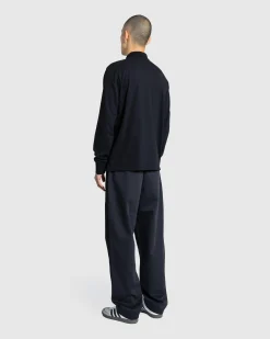 Meta Campania Collective Frank Long-Sleeve Jersey Cotton Piquet Polo- Tops
