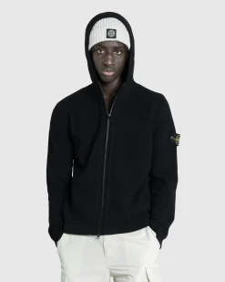 Stone Island Full-Zip Hooded Cardigan- Sweats
