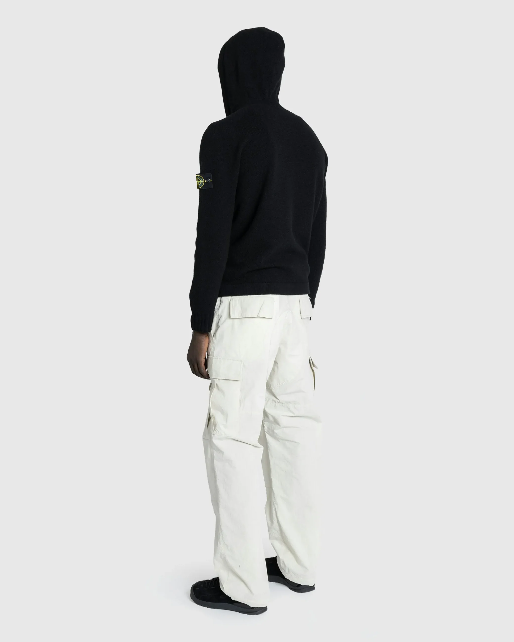 Stone Island Full-Zip Hooded Cardigan- Sweats