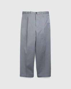 Marni Gabardine Classic Trousers Antique Silver- Pants