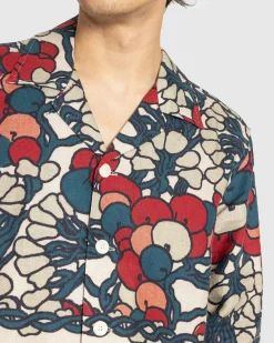 Bode Garden Lattice Long-Sleeve Shirt Ecru/Multi- Shirts