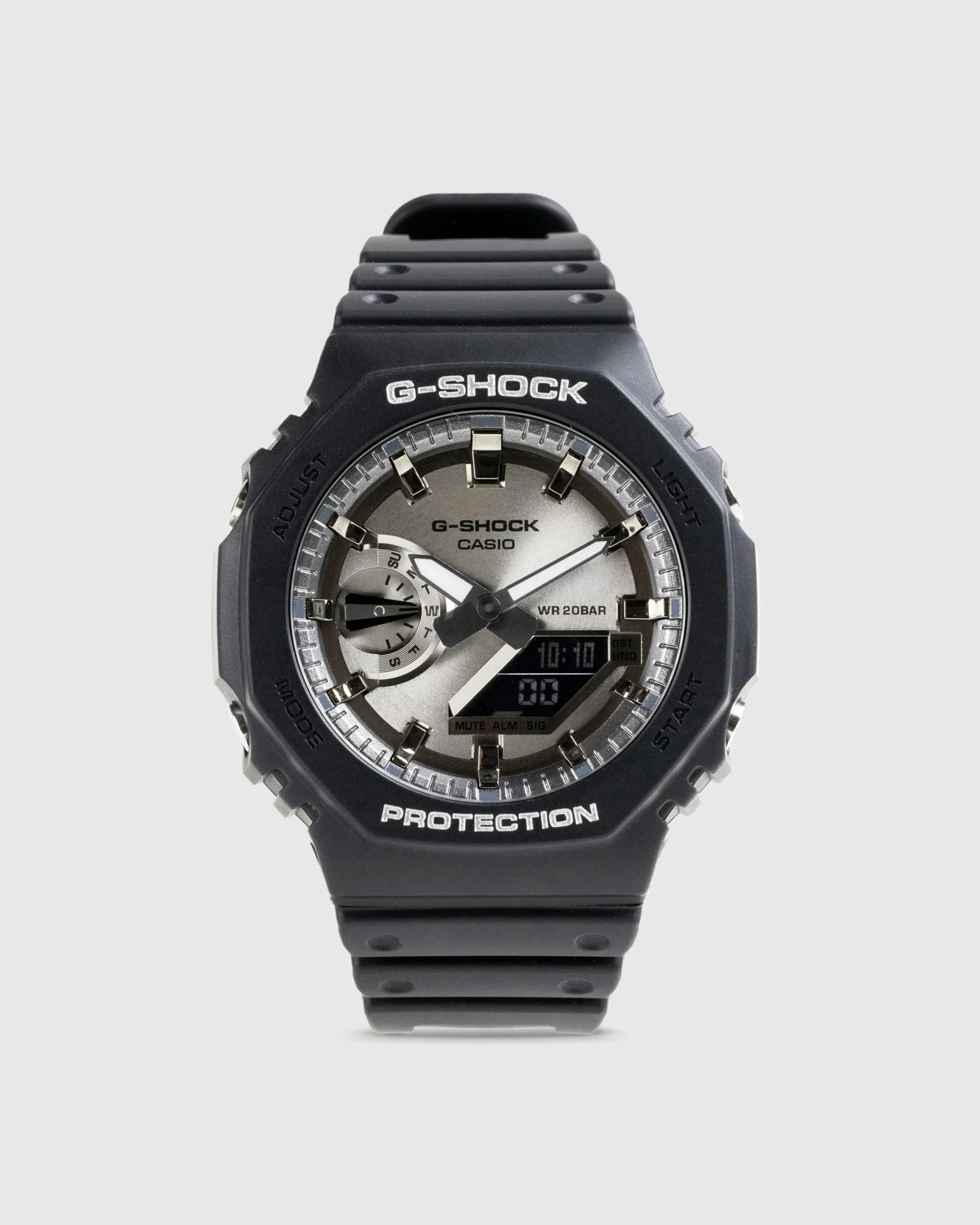 Casio G-Shock GA-2100SB-1AER Classic Silver Face- Watches