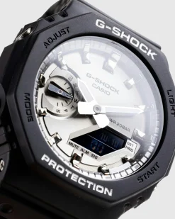 Casio G-Shock GA-2100SB-1AER Classic Silver Face- Watches