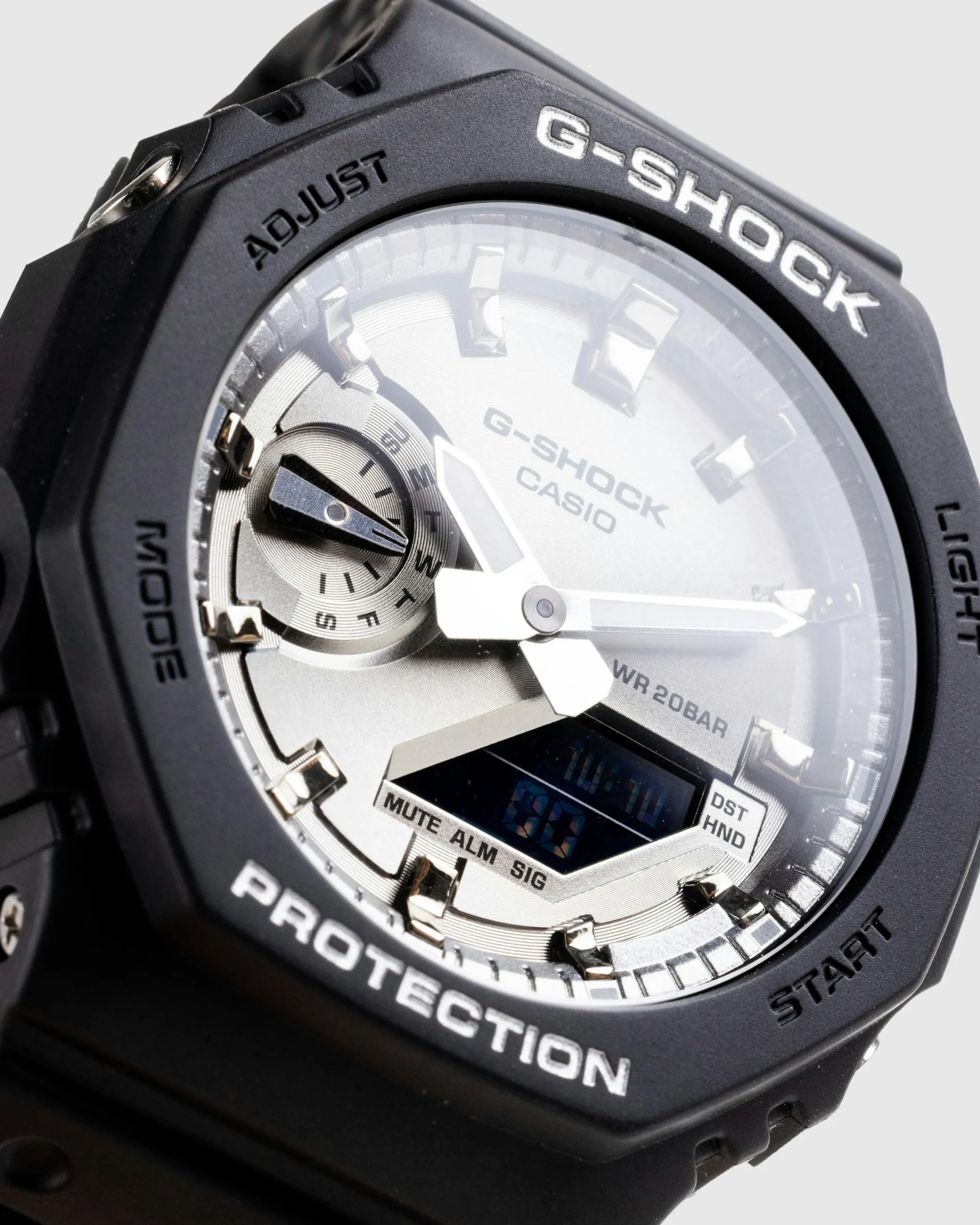 Casio G-Shock GA-2100SB-1AER Classic Silver Face- Watches