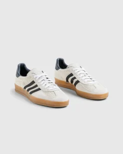 adidas Gazelle Indoor Aluminum/Black/Gum Beige- Sneakers