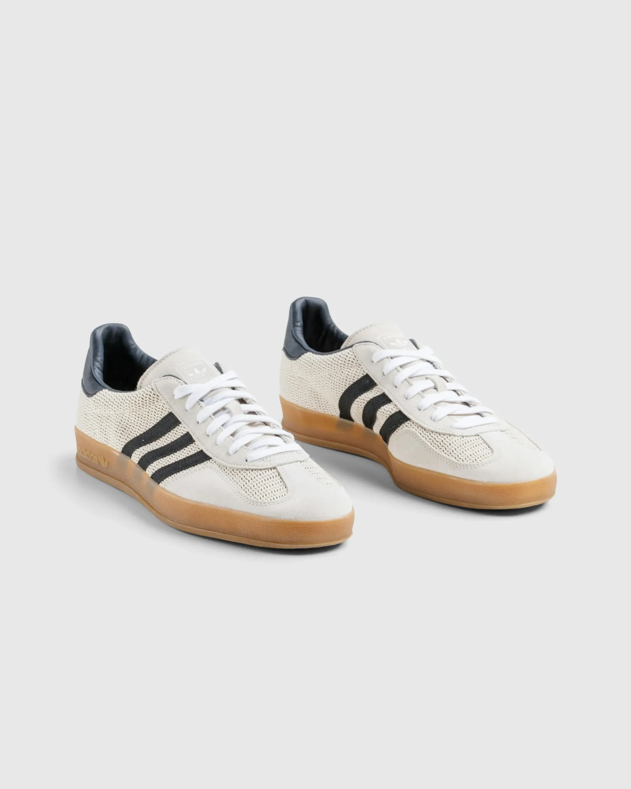 adidas Gazelle Indoor Aluminum/Black/Gum Beige- Sneakers