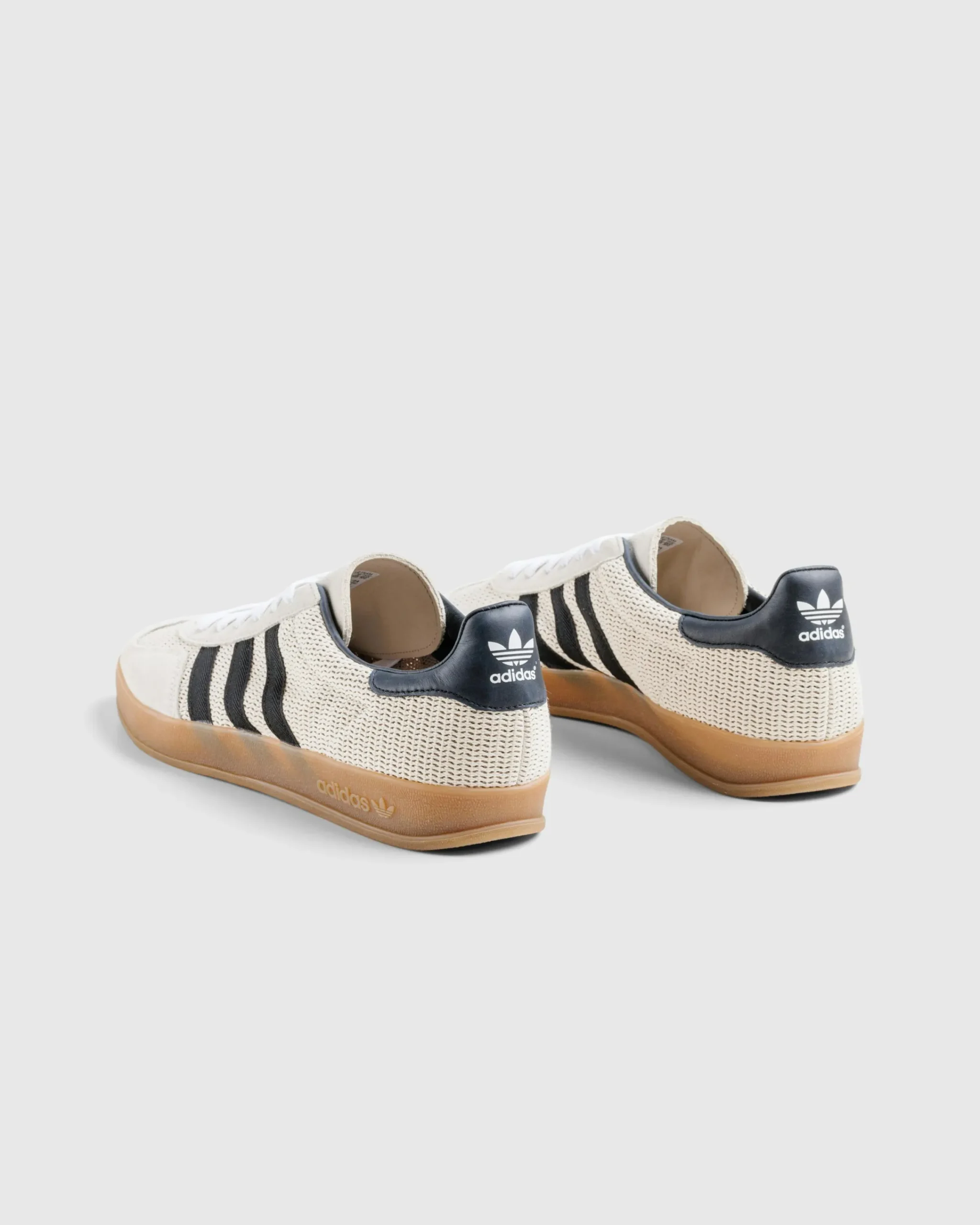 adidas Gazelle Indoor Aluminum/Black/Gum Beige- Sneakers