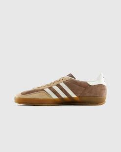 adidas Gazelle Indoor Magic Beige/White/Earth Strata- Sneakers