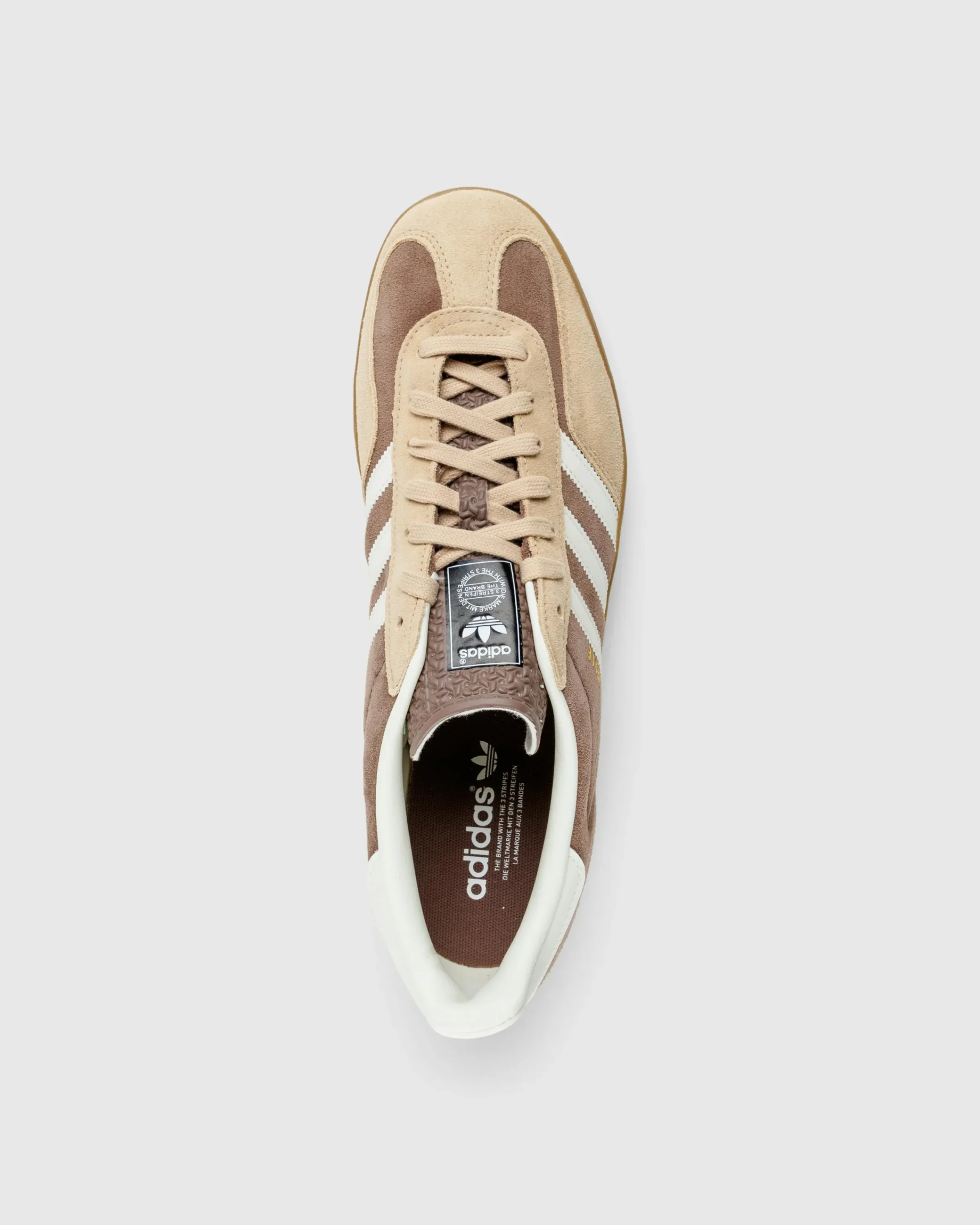adidas Gazelle Indoor Magic Beige/White/Earth Strata- Sneakers