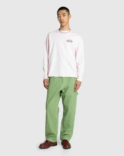 Sant Ambroeus Gelateria Long-Sleeve Light Pink- Tops