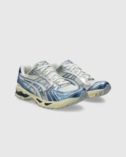 ASICS GEL-KAYANO 14 Cream/Denim Blue- Sneakers