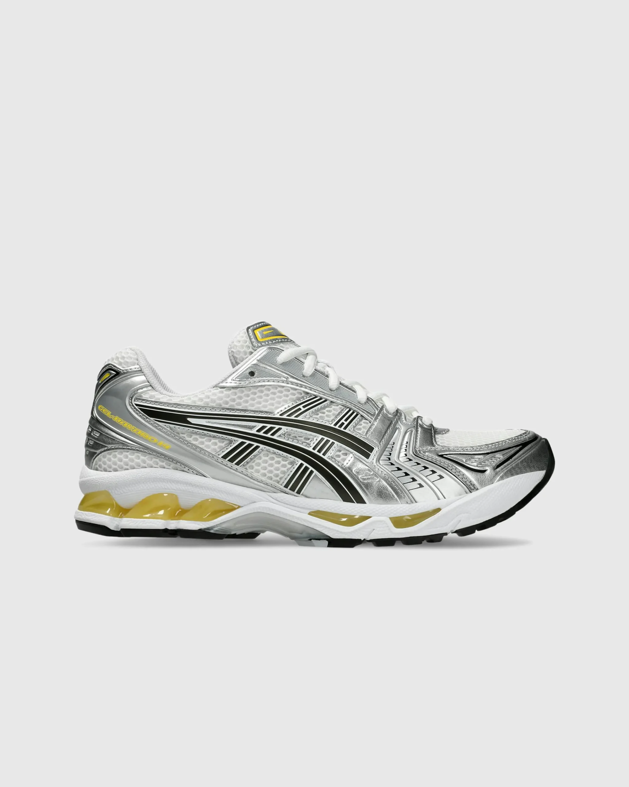 ASICS GEL-KAYANO 14 White/Tai-Chi Yellow- Sneakers