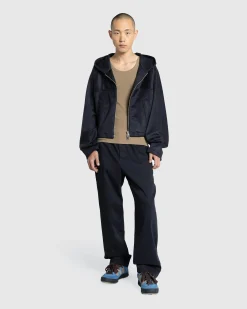Meta Campania Collective George Cropped Cashmere Blouson Midnight Blue- Sweats