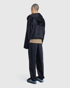 Meta Campania Collective George Cropped Cashmere Blouson Midnight Blue- Sweats