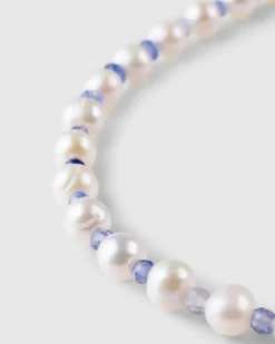 Hatton Labs Gradient Crystal Pearl Chain- Jewelry
