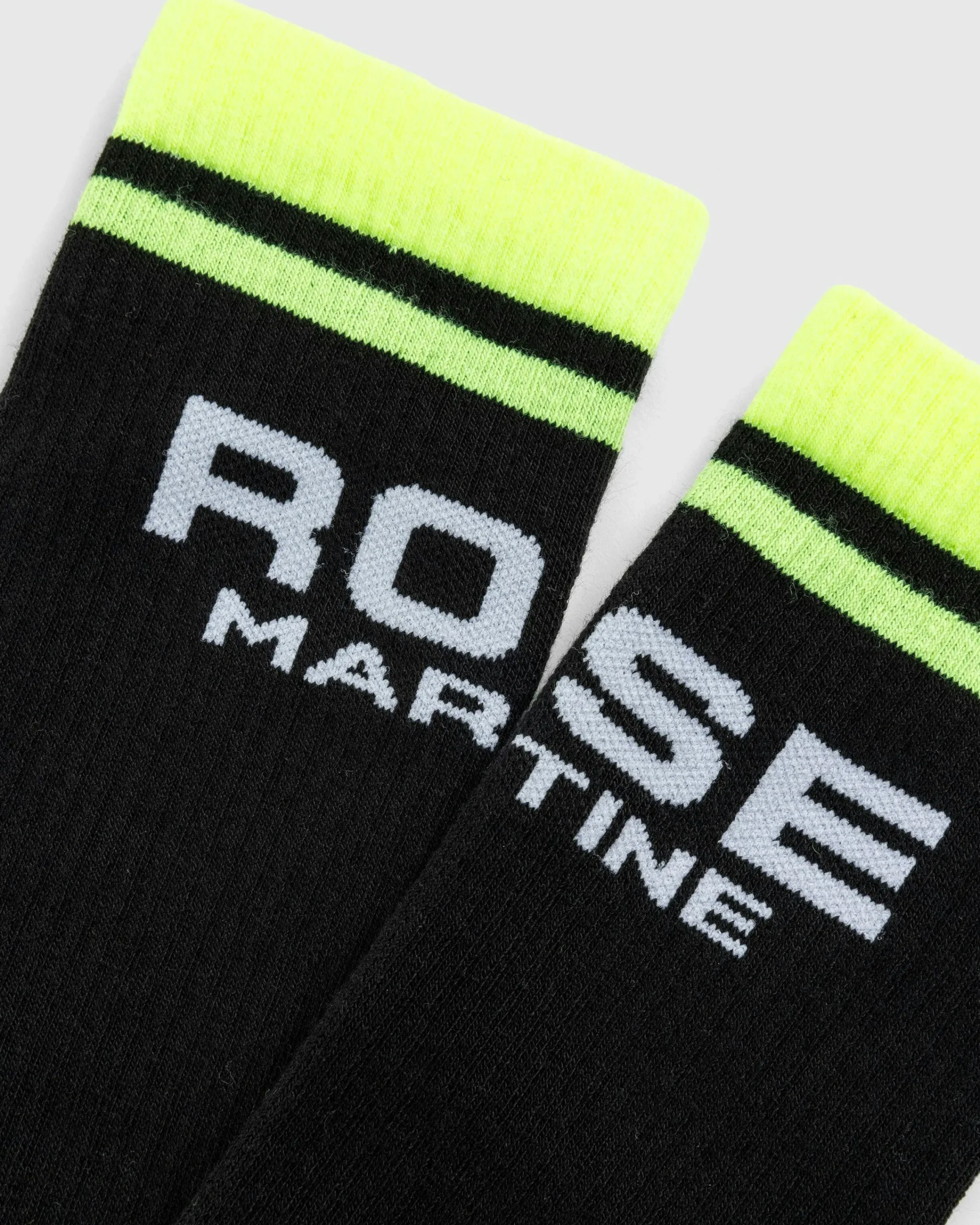 Martine Rose Graphic Socks Multipack Black/Fluro Yellow- Socks