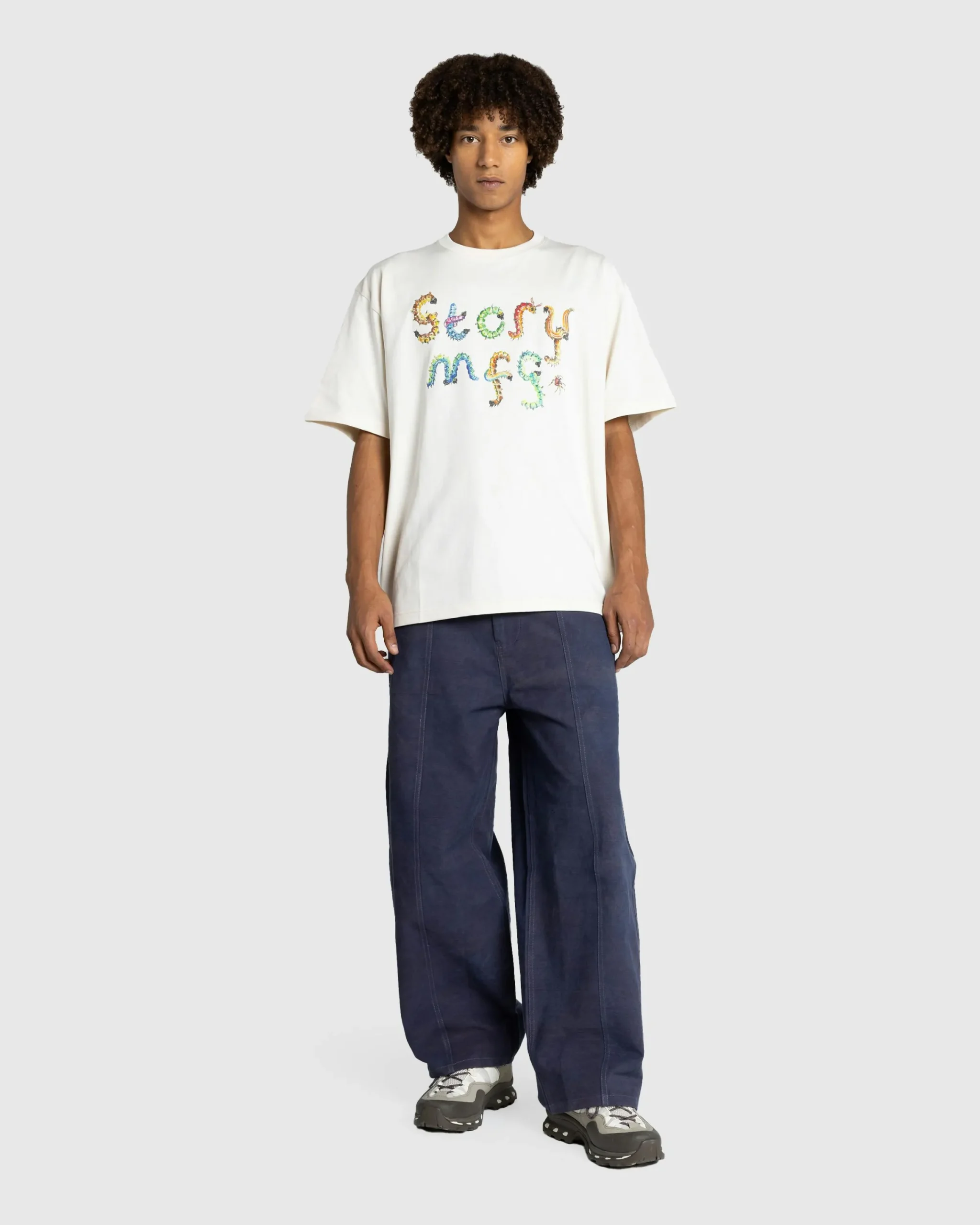 Story mfg. Grateful Tee SS Ecru Bugging- Tops