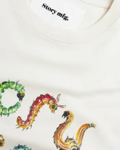Story mfg. Grateful Tee SS Ecru Bugging- Tops