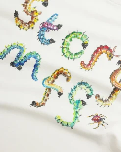Story mfg. Grateful Tee SS Ecru Bugging- Tops