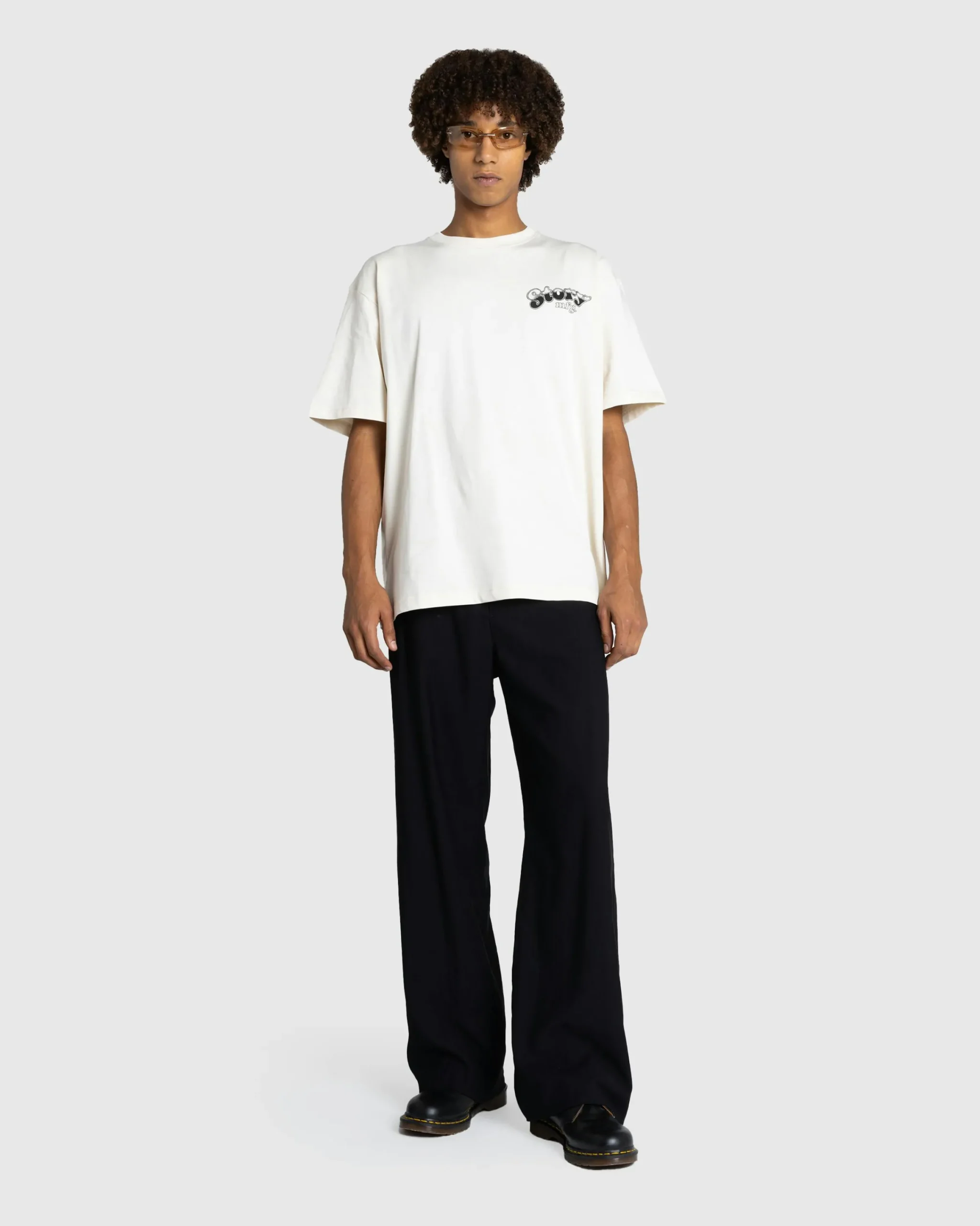 Story mfg. Grateful Tee SS Ecru Compost- Tops