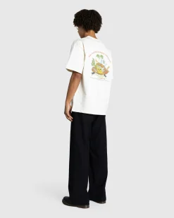 Story mfg. Grateful Tee SS Ecru Compost- Tops