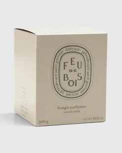 Diptyque Grey Candle Feu de Bois 300g- Candles & Fragrances