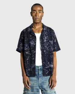 Guess USA Gusa Camp Shirt Washed Out Black- Shirts