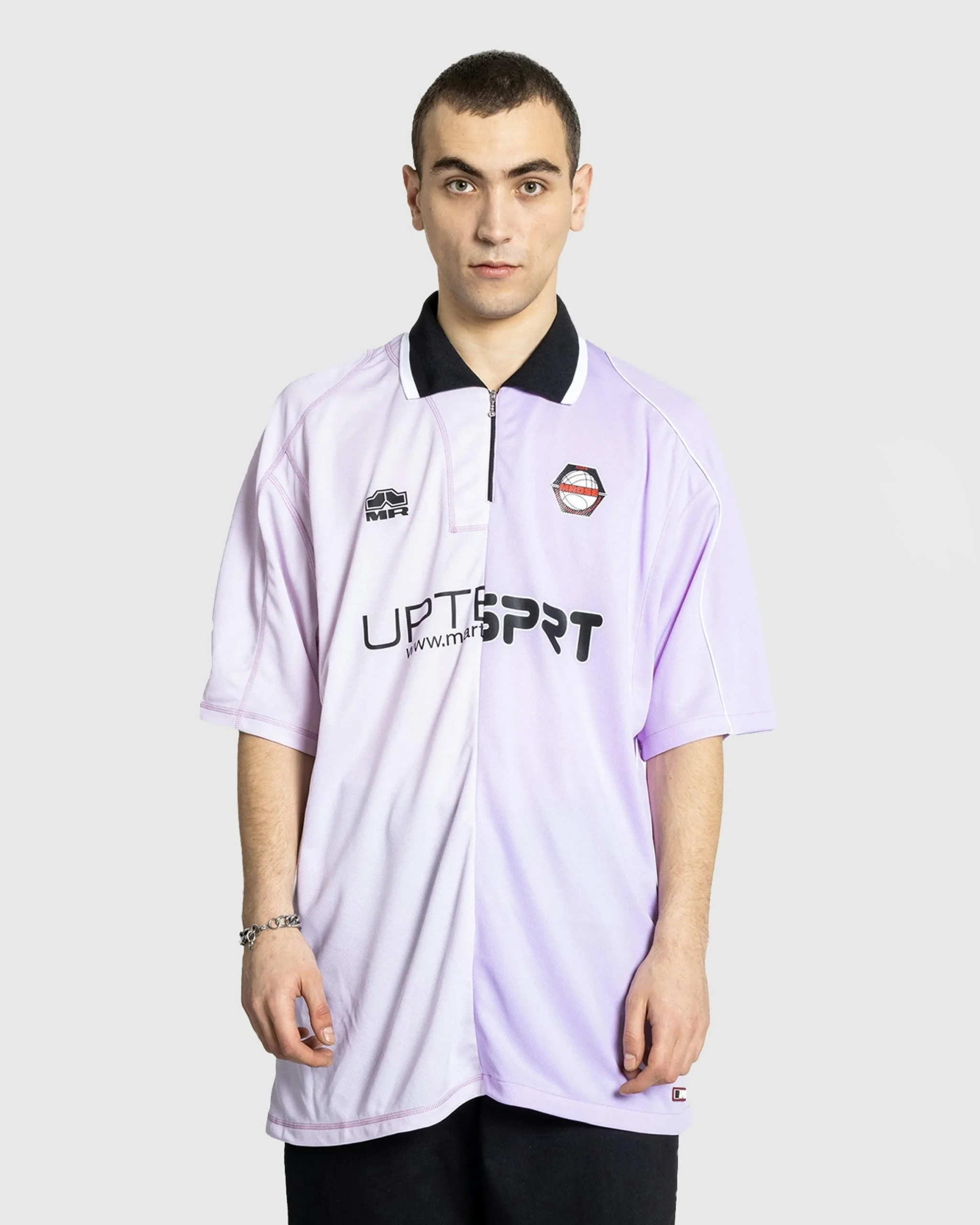 Martine Rose Half And Half Football Top- Tops