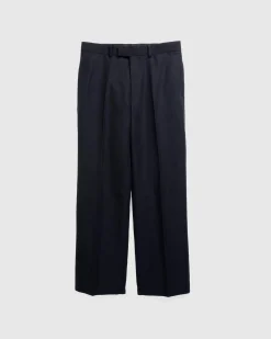Auralee Hard Twist Finx Linen Chino Slacks- Pants