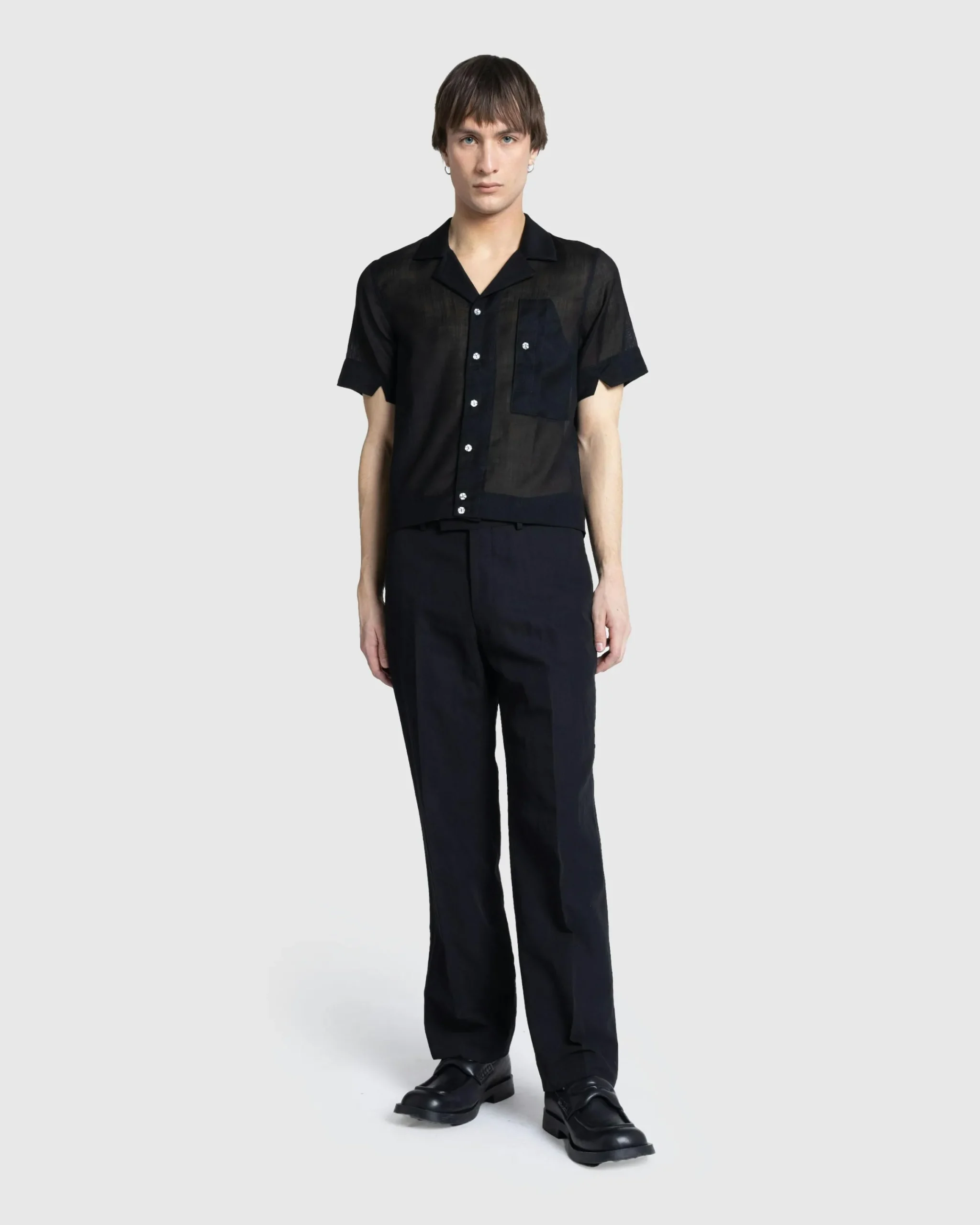 Auralee Hard Twist Finx Linen Chino Slacks- Pants