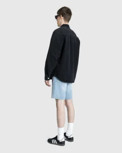 Carhartt WIP Harvey Shirt Jacket Black/Dark Used Wash- Shirts