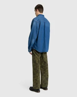 Carhartt WIP Harvey Shirt Jacket Blue/Dark Used Wash- Shirts