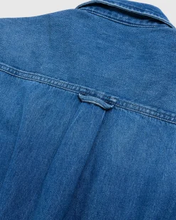 Carhartt WIP Harvey Shirt Jacket Blue/Dark Used Wash- Shirts