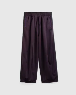 Needles H.D. Track Pant Poly Smooth Dark Purple- Pants