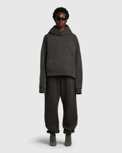 Entire Studios Heavy Hood Washed Black- Sweats