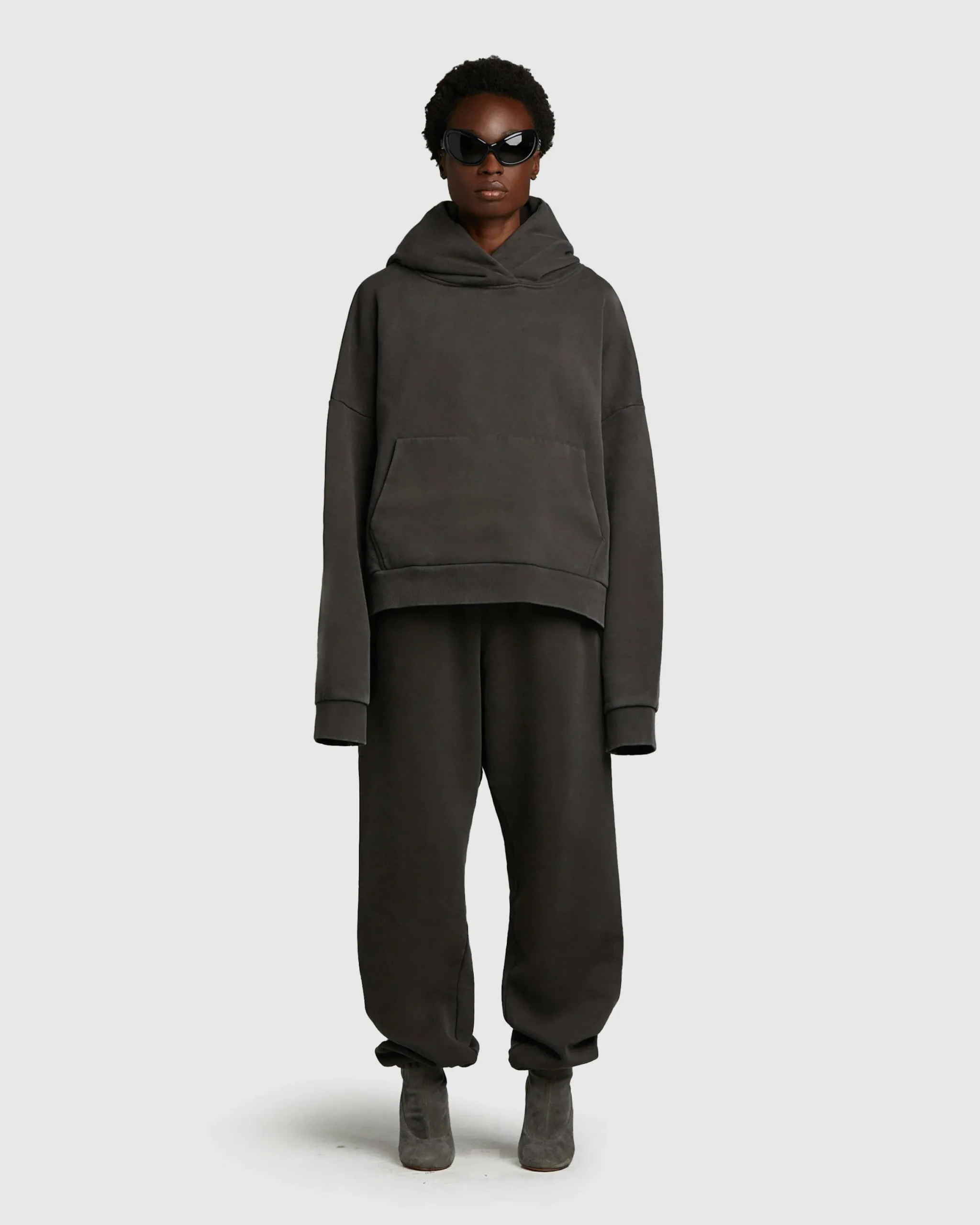 Entire Studios Heavy Hood Washed Black- Sweats