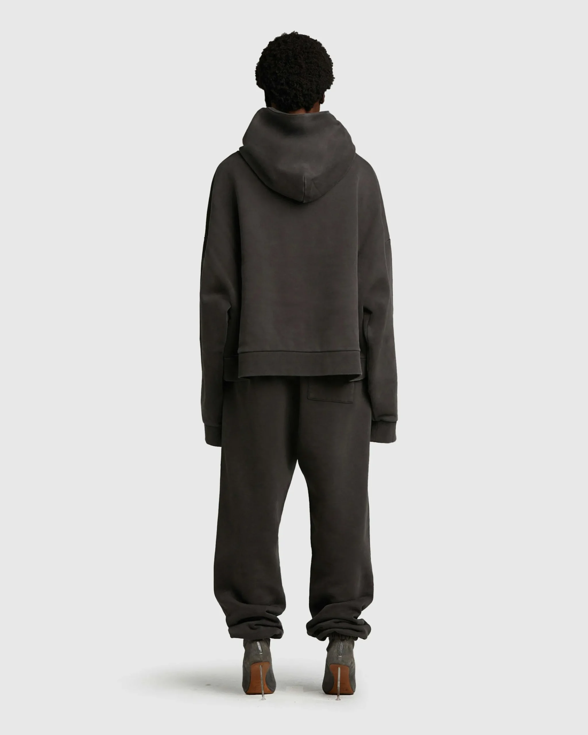 Entire Studios Heavy Hood Washed Black- Sweats