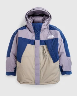 The North Face Heavy Weight Mountain Down Jacket Lunar Stone/Cavern Gray- Outerwear