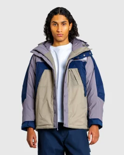 The North Face Heavy Weight Mountain Down Jacket Lunar Stone/Cavern Gray- Outerwear