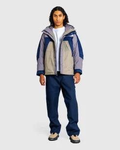 The North Face Heavy Weight Mountain Down Jacket Lunar Stone/Cavern Gray- Outerwear