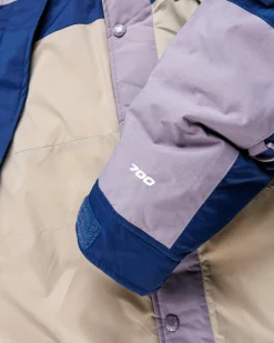 The North Face Heavy Weight Mountain Down Jacket Lunar Stone/Cavern Gray- Outerwear